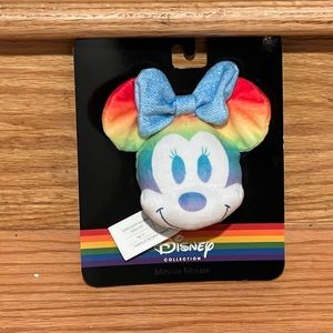 Disney rainbow pride collection Minnie Mouse key chain
